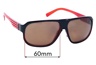 Smith Gibson Lentes de Repuesto 60mm wide 