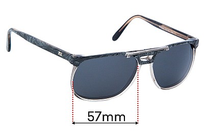 Yves Saint Laurent Adonis Lentes de Repuesto 57mm wide 