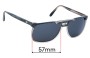 Sunglass Fix Replacement Lenses for Yves Saint Laurent Adonis - 57mm Wide 