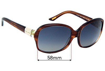 Polo RA 5059 Replacement Lenses 58mm wide 