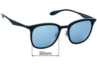 Ray-Ban RB4278 Ersatzlinsen 51mm wide 
