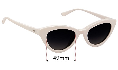 Bailey Nelson Evie Replacement Lenses - 49mm Sunglass Fix Replacement Lenses for Bailey Nelson Evie - 49mm