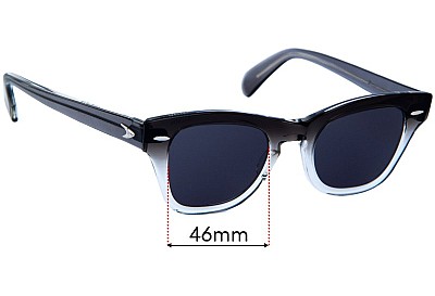 Ray-Ban B&L 4620 Lentes de Repuesto 46mm wide 