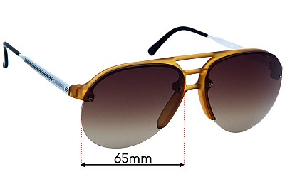 Carrera Mod 5560 Lentilles de Remplacement 65mm wide 