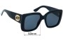 Sunglass Fix Replacement Lenses for Gucci GG0141S - 53mm Wide 