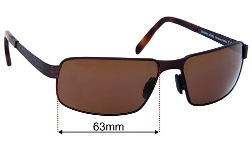 Maui Jim MJ187 Castaway  Lentes de Repuesto 63mm wide 