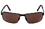 Maui Jim Castaway MJ187 Replacement Sunglass Lenses - Front View 