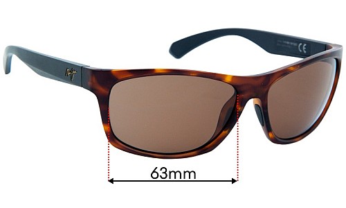 Maui Jim MJ770 Tumbleland Replacement Lenses - 62mm Maui Jim MJ770 Tumbleland Replacement Sunglass Lenses - 62mm
