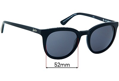 Superdry SD Sun Rx Augusta Lentilles de Remplacement 52mm wide 