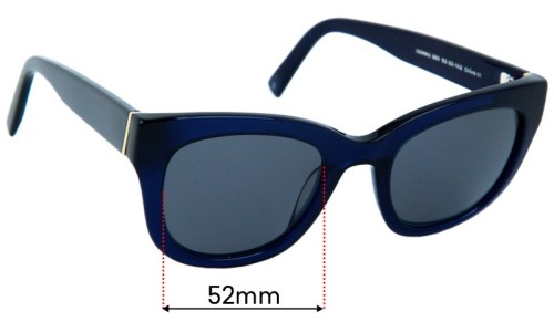 Replacement Lenses for Warby Parker Gemma - 52mm Wide Sunglass Fix Replacement Lenses for Warby Parker Gemma - 52mm Wide
