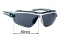 Sunglass Fix Replacement Lenses for Adidas A168 Evil Eye Halfrim Pro S - 66mm Wide 