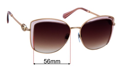 Bvlgari 6128-B Sunglasses Replacement Lenses 56mm Wide 