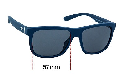 Emporio Armani EA4182U Replacement Lenses 57mm wide 