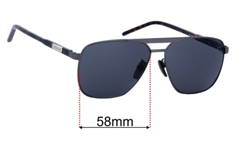 Gucci GG1164S Replacement Sunglass Lenses 