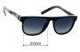Sunglass Fix Replacement Lenses for Louis Vuitton  Z1005E - 57mm Wide 