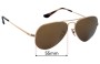 Sunglass Fix Ersatzgläser für Ray-Ban RB6489 Aviator II - 55mm Wide 