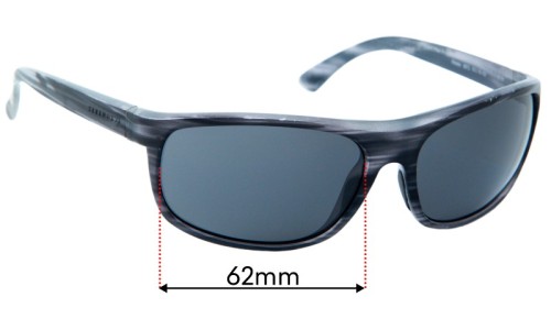 Serengeti Alessio Replacement Sunglass Lenses - 62mm 