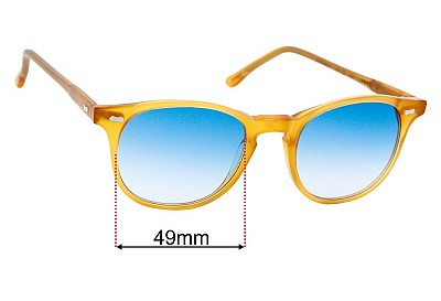 TBD Eyewear  Shetland Ersatzlinsen 49mm wide 