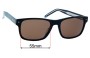 Sunglass Fix Lentes de Repuesto para Tommy Hilfiger TH Sun Rx 46 - 55mm Wide 