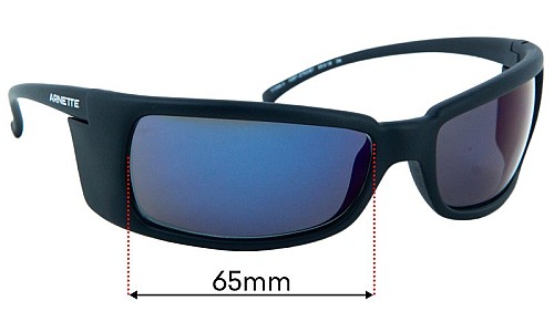 Arnette AN4287 Titan II Ersatzlinsen 65mm wide 