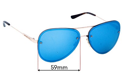 Michael Kors MK1026 La Jolla Replacement Lenses 59mm wide 