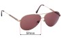Sunglass Fix Lentilles de Remplacement pour Oroton  Voyage - 59mm Wide 