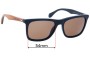Sunglass Fix Replacement Lenses for Hugo Boss 0776/S - 54mm Wide 