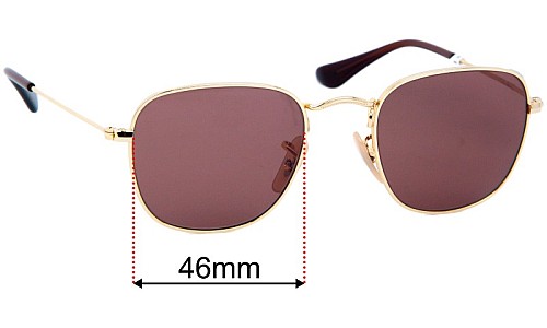Sunglass Fix Ersatzgläser für Ray-Ban RJ9557S - 46mm Wide 