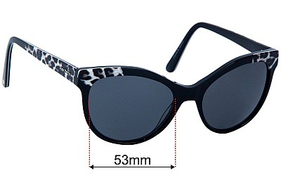 Alex Perry AP Sun Rx 40 Replacement Lenses 53mm wide 