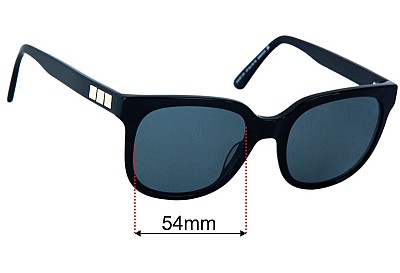 Alex Perry AP Sun Rx 49 Replacement Lenses 54mm wide 