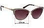 Sunglass Fix Replacement Lenses for Calvin Klein CK8007S  - 57mm Wide 