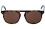 Christian Dior Homme Black Tie 249 52mm Replacement Sunglass Lenses - Front View 