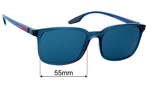 Prada VPS05M  Replacement Lenses 55mm wide 