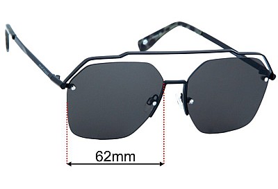 Prive Revaux The One  Replacement Lenses 62mm wide 