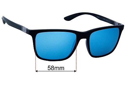 Ray-Ban RB4385 Liteforce  Ersatzlinsen 58mm wide 
