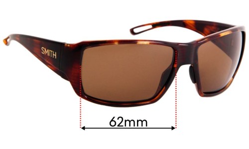 Sunglass Fix Lentilles de Remplacement pour Smith Guides Choice - 62mm Wide 