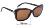 Sunglass Fix Replacement Lenses for Tiffany & Co TF 4052 Garden Butterfly - 58mm Wide 