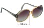 Sunglass Fix Lentes de Repuesto para Christian Dior 2035 - 54mm Wide 