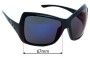 Sunglass Fix Lentes de Repuesto para Christian Dior Mist 1 - 67mm Wide 