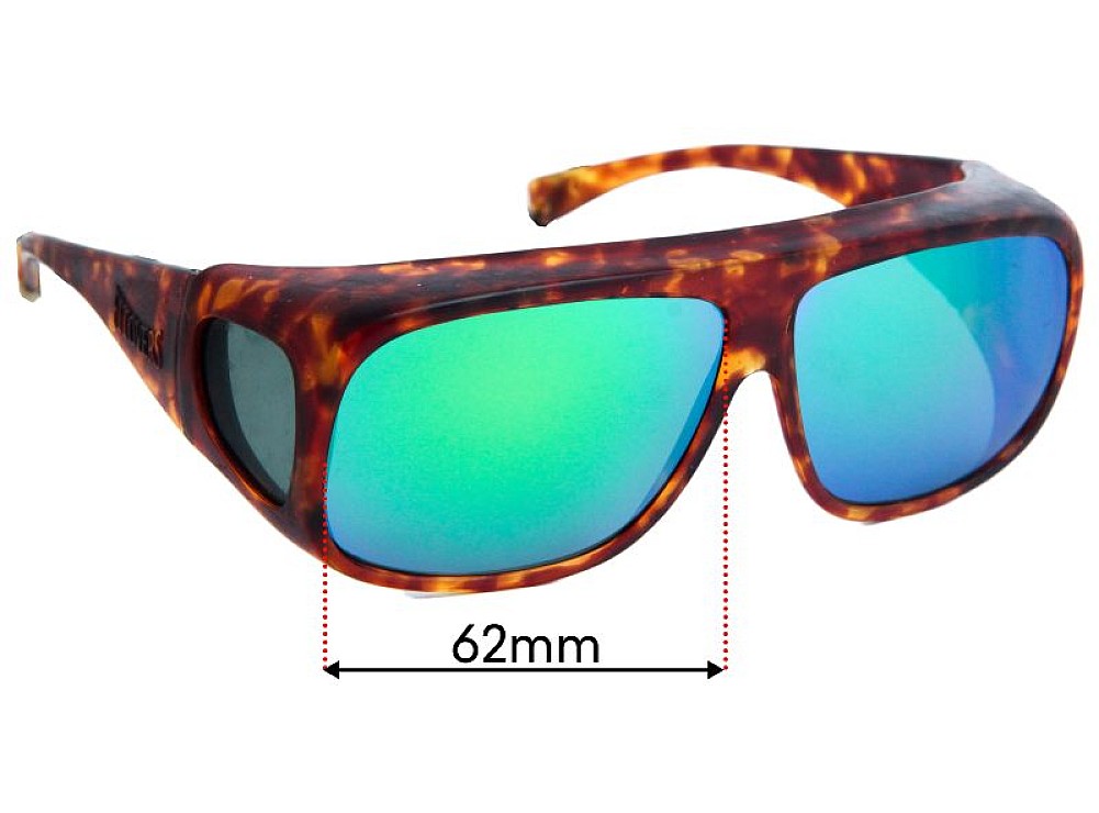 Sunglass Fix Ersatzgläser für Fitovers Navigator - 62mm Wide Sunglass Fix Ersatzgläser für Fitovers Navigator - 62mm Wide