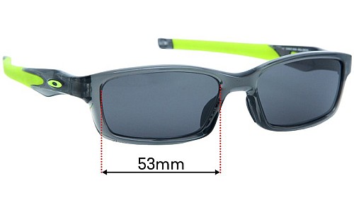 Sunglass Fix Ersatzgläser für Oakley Crosslink OX8027 - 53mm Wide 