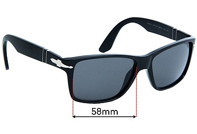 Persol 3195-S Ersatzlinsen 58mm wide 