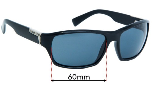Sunglass Fix Replacement Lenses for Serengeti Unknown Model - 60mm Wide 