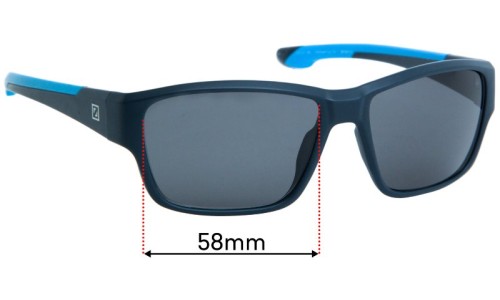 Sunglass Fix Lentilles de Remplacement pour Specsavers Hotham Sun Rx - 58mm Wide 