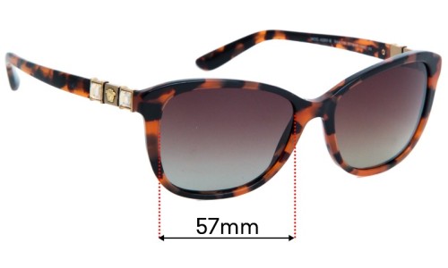 Sunglass Fix Replacement Lenses for Versace MOD 4293-B - 57mm Wide 