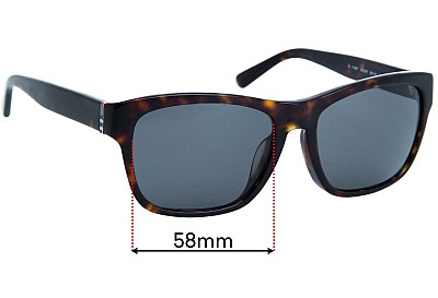 Burberry B 4194F Replacement Lenses 58mm wide 