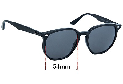 Ray-Ban RB4306 Replacement Lenses 54mm wide 