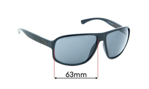 Emporio Armani EA4130 Replacement Lenses 63mm wide 