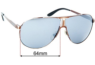 Carrera New Panamerika Lentilles de Remplacement 64mm wide 