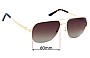 Sunglass Fix Lentilles de Remplacement pour Cartier CT0165S - 60mm Wide 